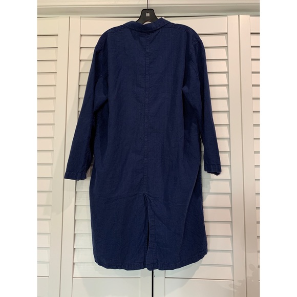 Uniqlo Blue long jacket (light weight) - Picture 4 of 4